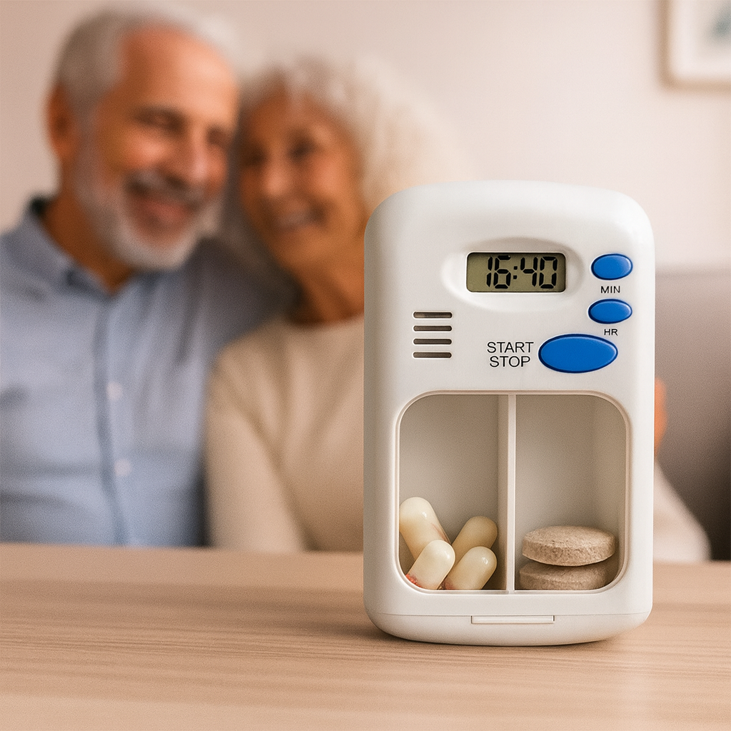 Medication Reminder with Timer – Portable & Easy to Use – Daily Health Support Kalsten