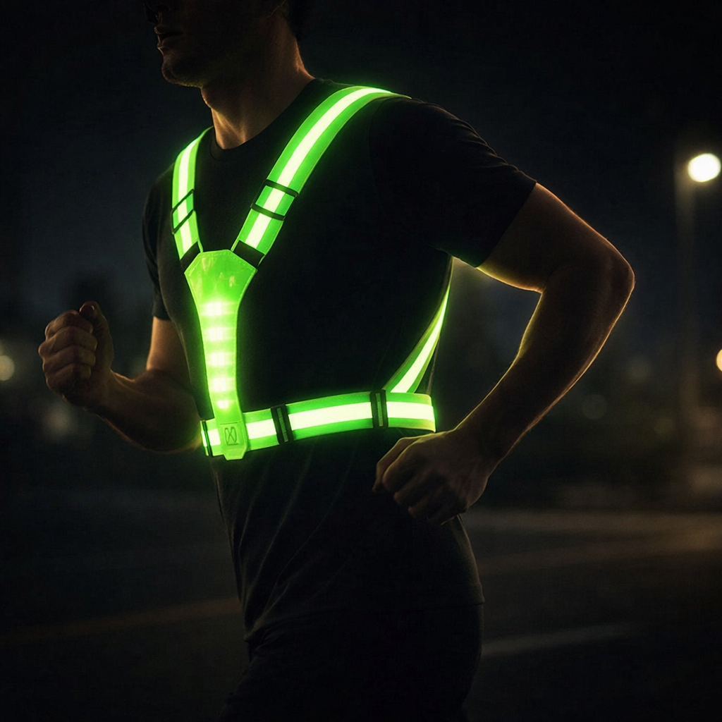 LED Safety Vest Pro – Reflective 360 Visible Vest | Kalsten