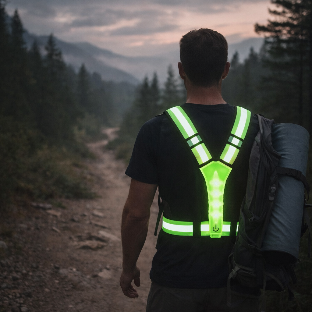 LED Safety Vest Pro – Reflective 360 Visible Vest | Kalsten