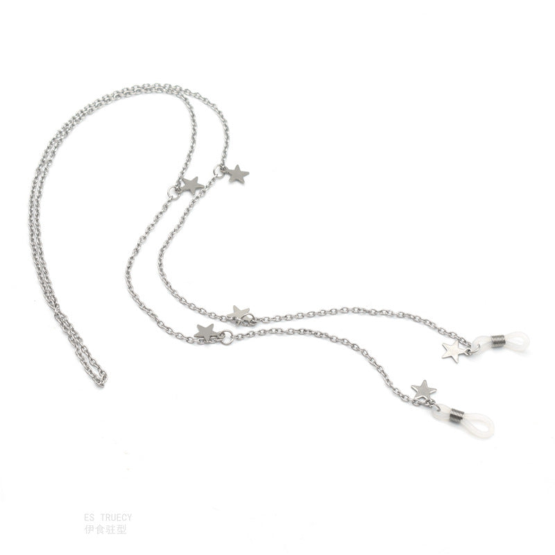 Celestial-Inspired Chain Eyewear Holder Kalsten