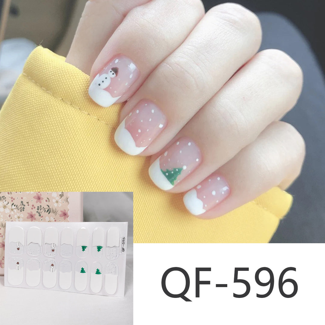 Artful Christmas Nail Art Kalsten