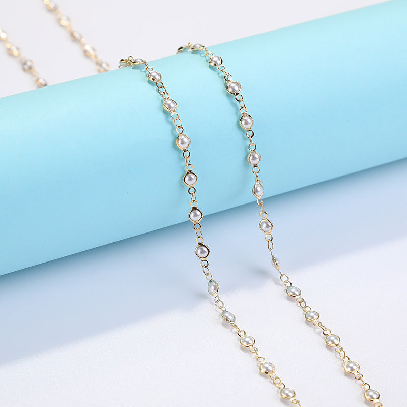 Coastal Shell-Decorated Eyewear Chain Kalsten