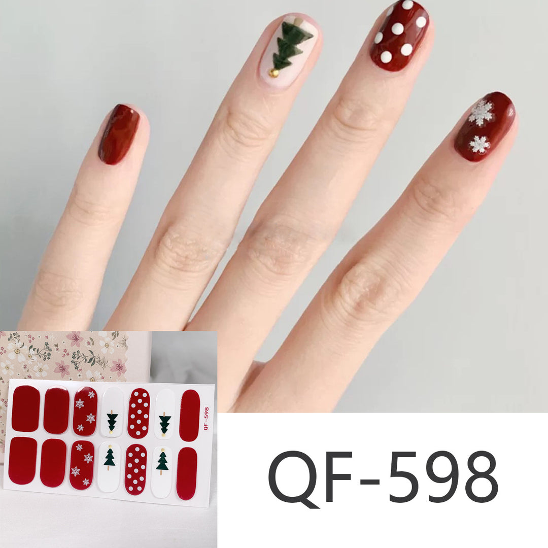 Artful Christmas Nail Art Kalsten