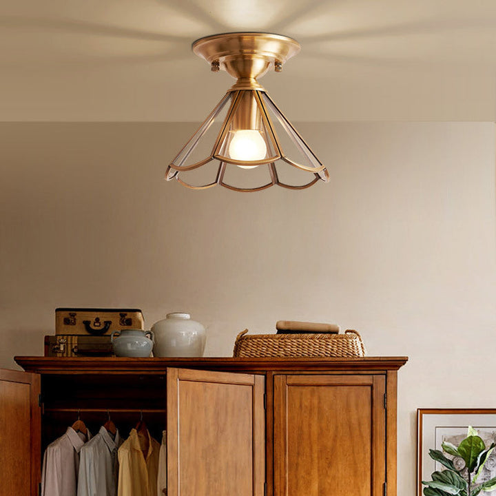 Brass Metal Ceiling Light Fixture Noxord