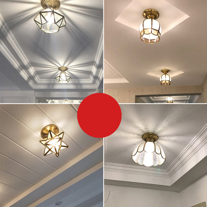 Brass Metal Ceiling Light Fixture Noxord