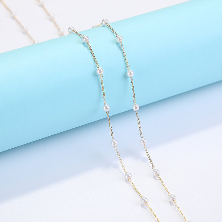Coastal Shell-Decorated Eyewear Chain Kalsten