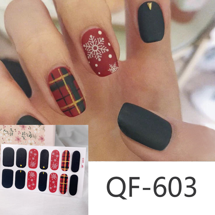 Artful Christmas Nail Art Kalsten