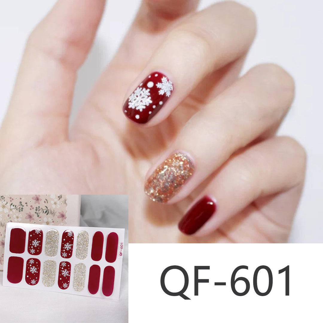 Artful Christmas Nail Art Kalsten
