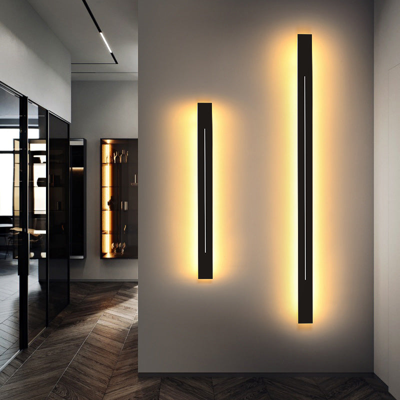 Black Acrylic Modern LED Wall Lamp Kalsten