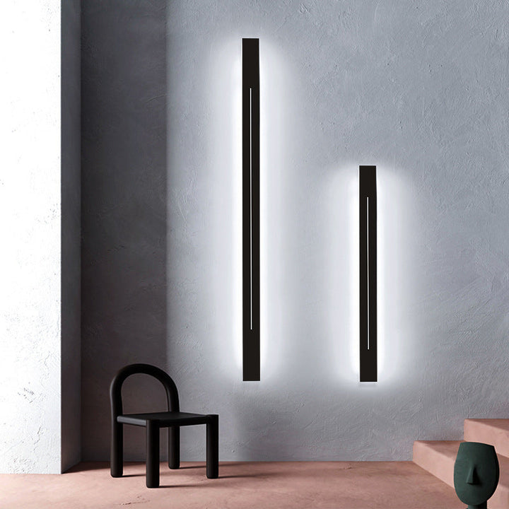 Simplicity Bar Shaped LED Wall Mounted Light Metal Living Room Wall Sconce Lighting | Kalsten
