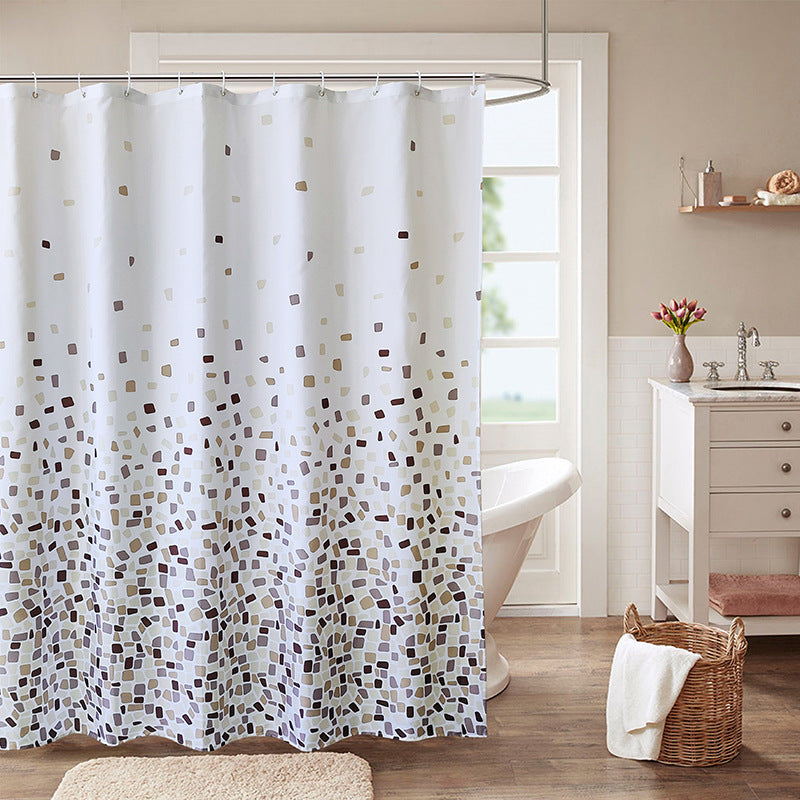 Mosaic Pattern Shower Curtain Kalsten