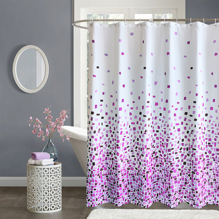 Mosaic Pattern Shower Curtain Kalsten