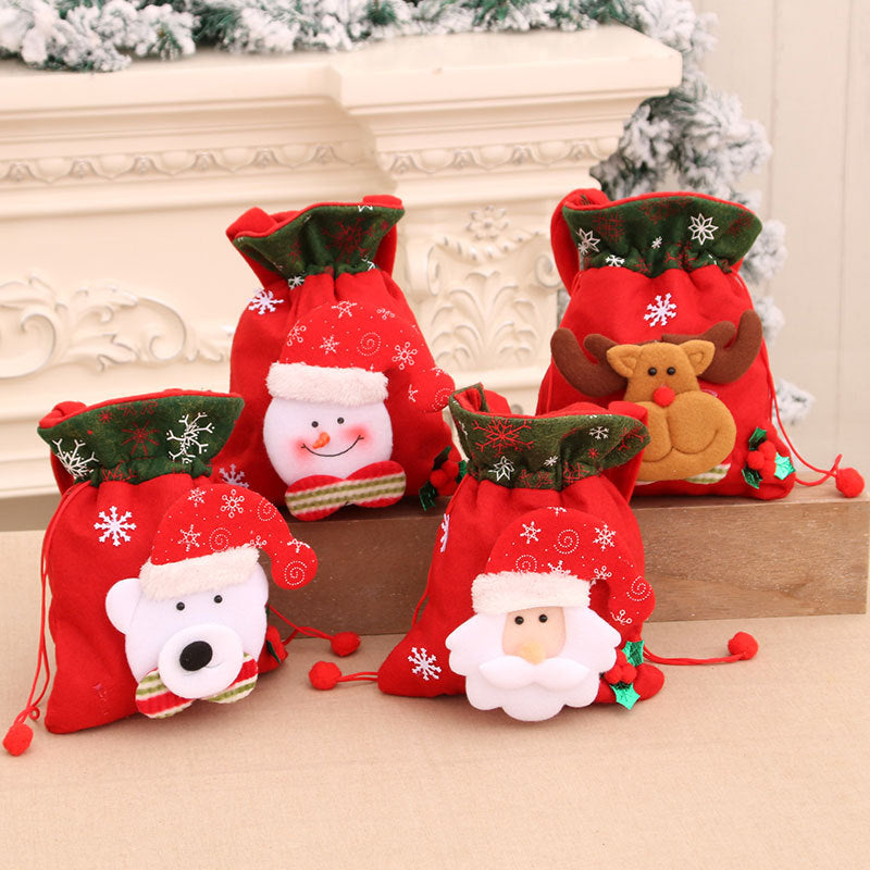 Festive Plush Snowman Gift Bag Kalsten