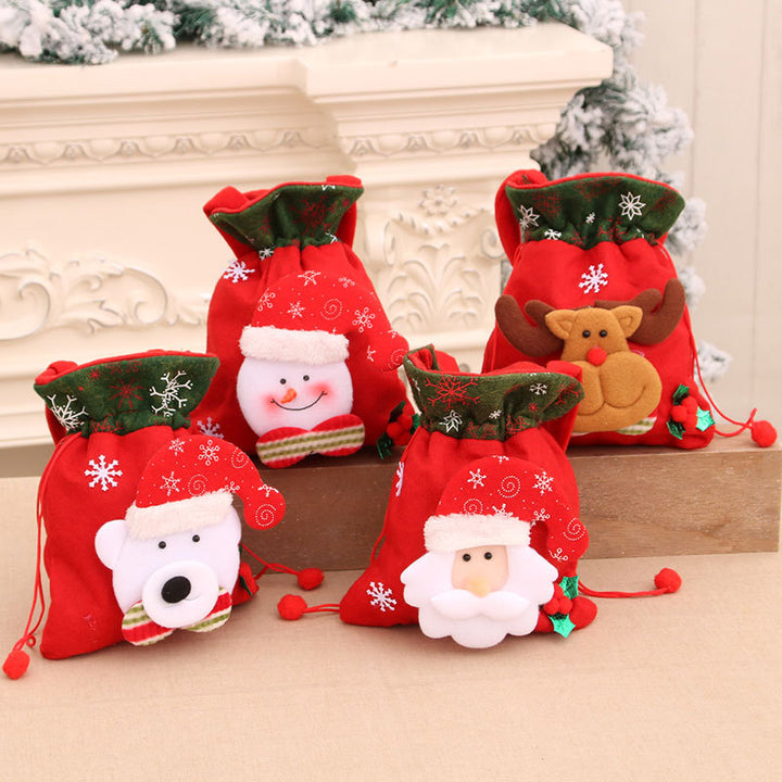 Festive Plush Snowman Gift Bag Kalsten