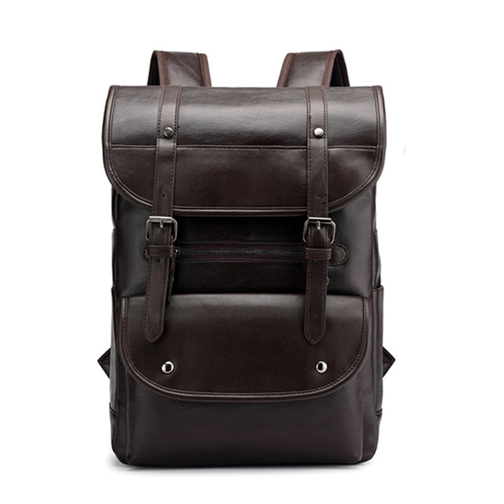 Vintage Style Leather Backpack Kalsten
