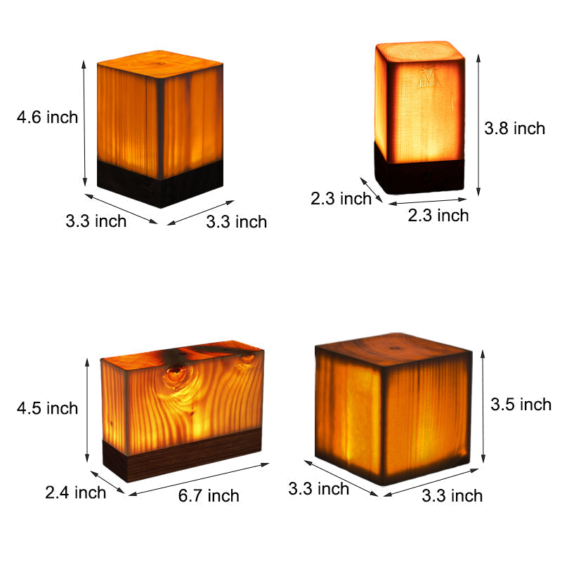 LED Cube Accent Table Lamps | Kalsten