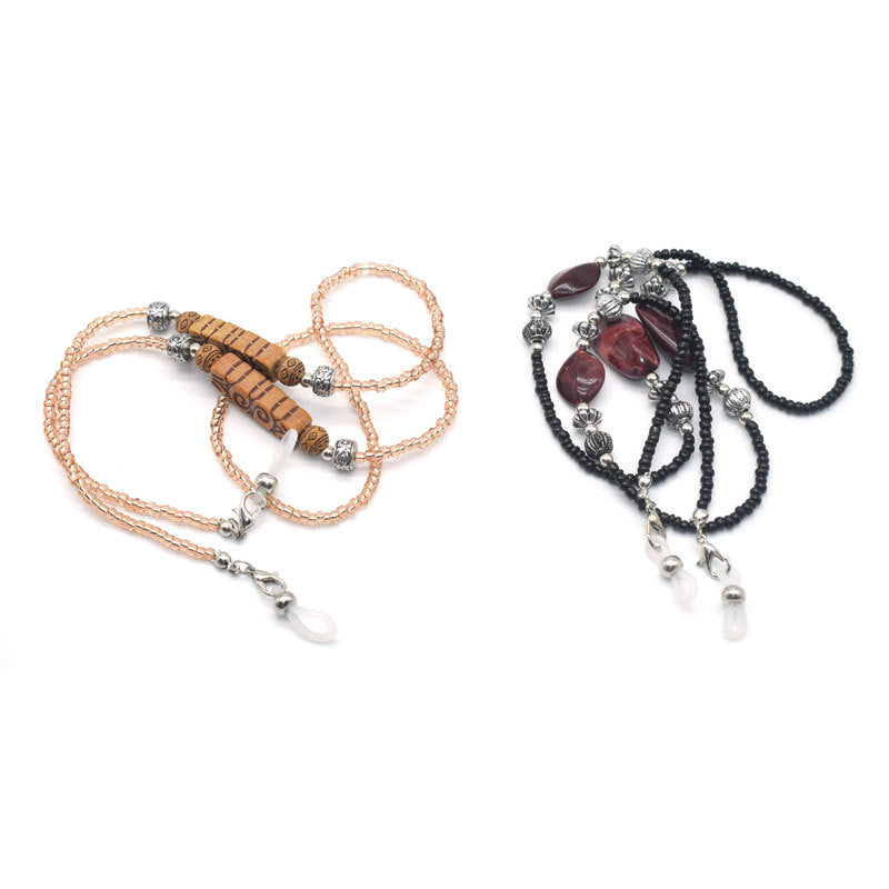 Elegant Beaded Eyewear Holder Chain Kalsten