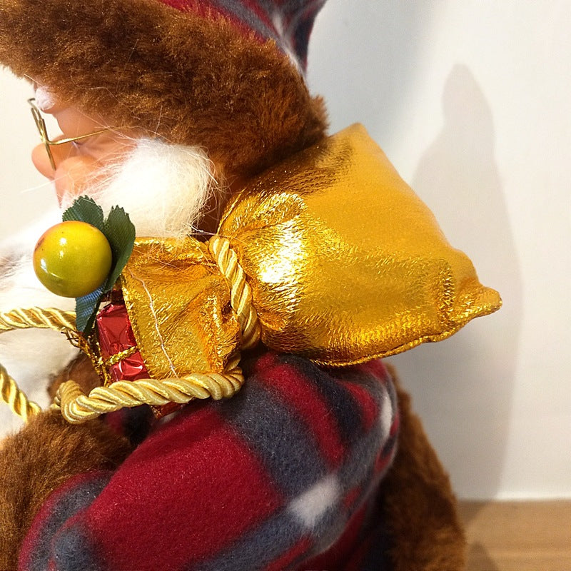 Movable Santa Claus figure