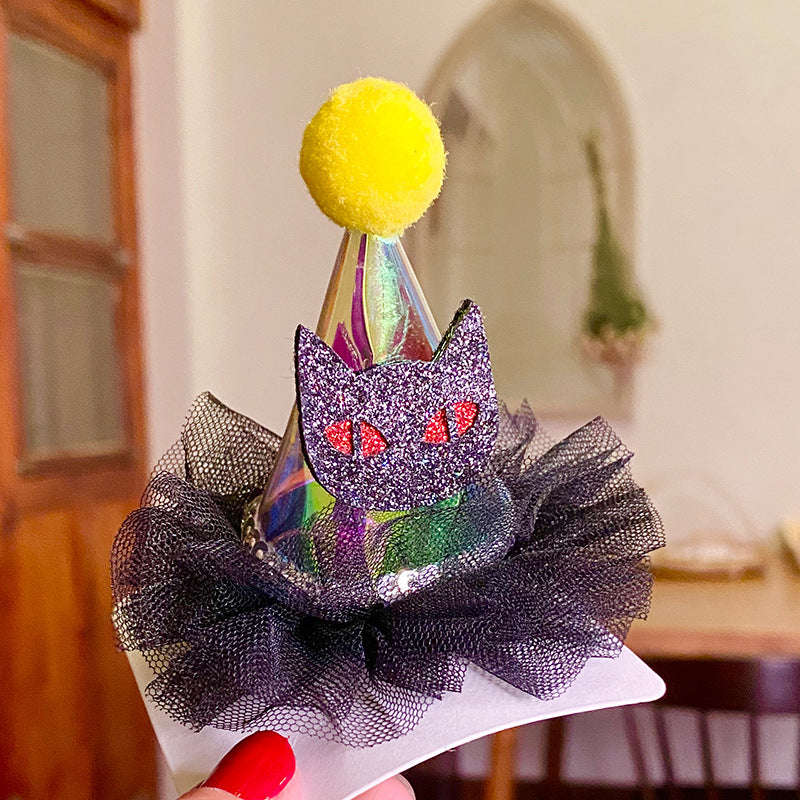 Festive Cat-Themed Party Hat