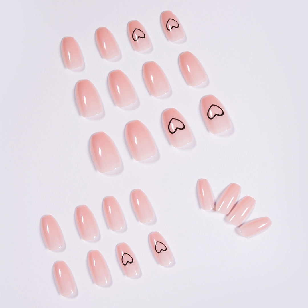 Artful Nail Art with Delicate Hearts Kalsten