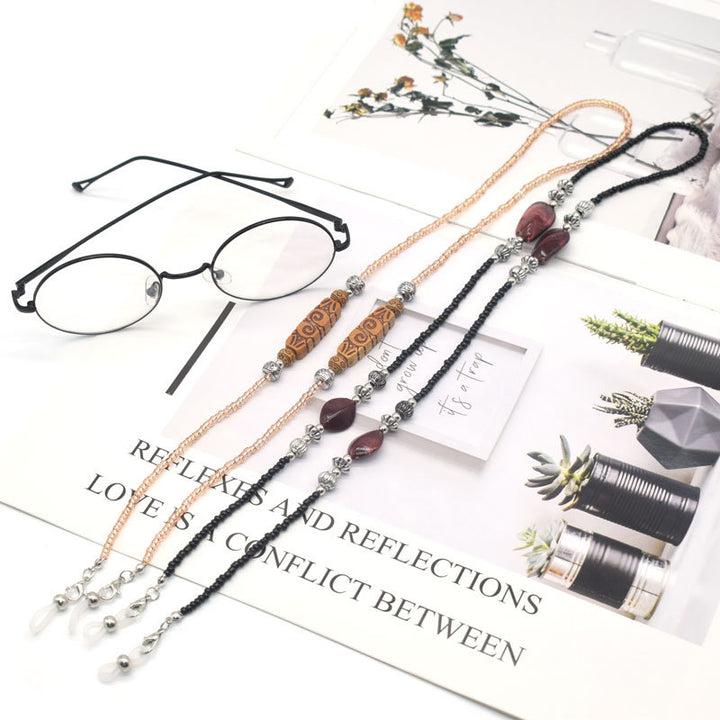 Elegant Beaded Eyewear Holder Chain Kalsten