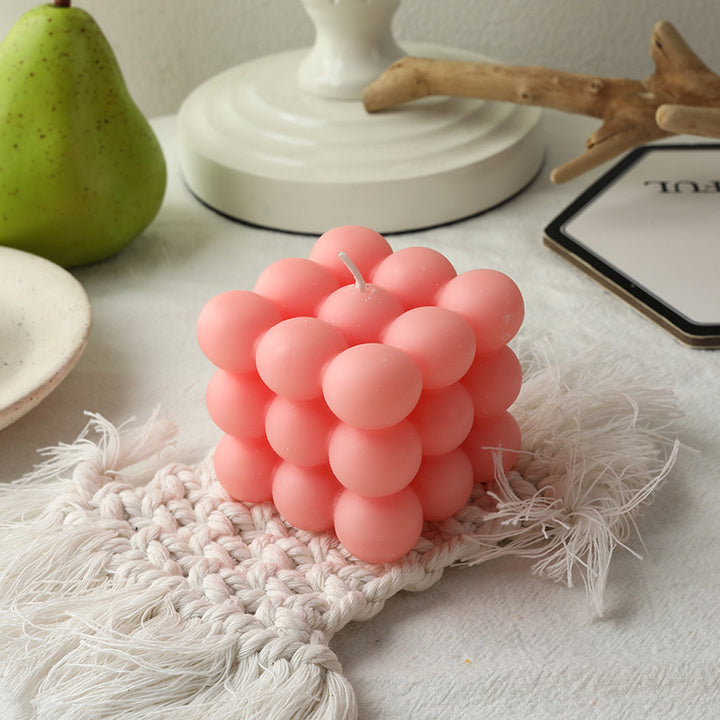Decorative Realistic Lemon-Shaped Scented Soy Candle with Cotton Wick