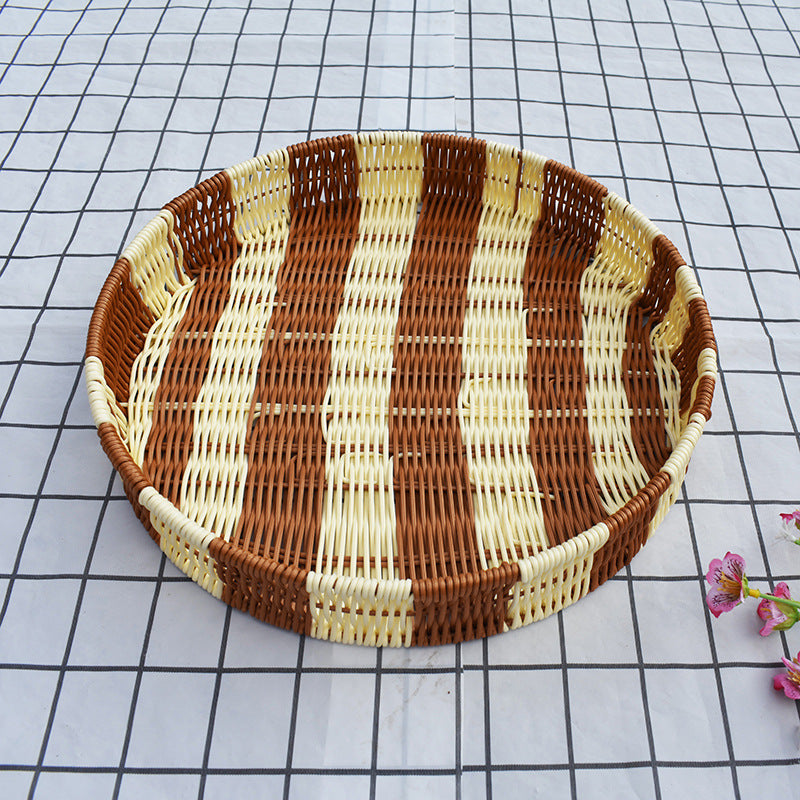 Handcrafted Woven Serving Tray Kalsten 1789539628