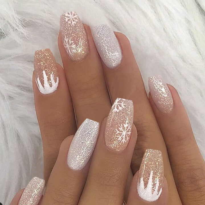 Elegant Christmas Nail Art Kalsten