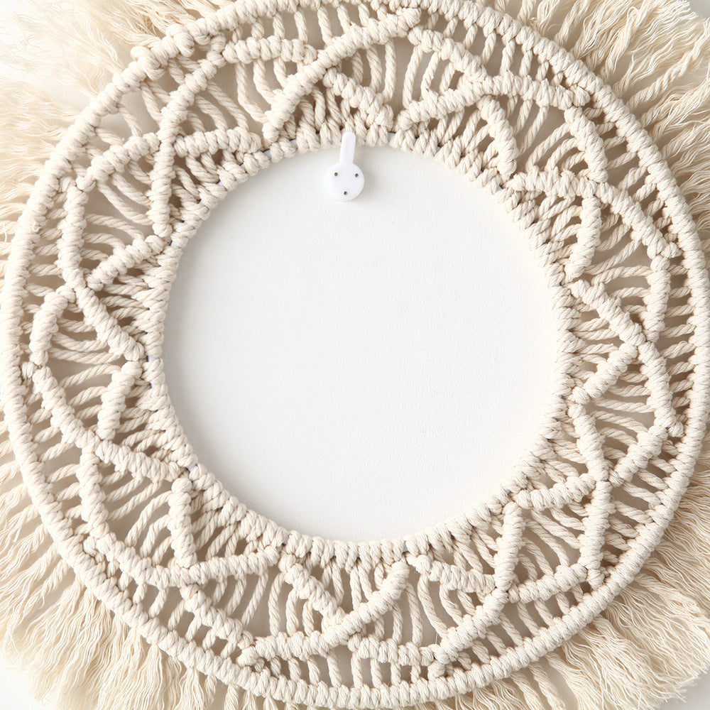 Bohemian Macrame Wall Mirror Kalsten