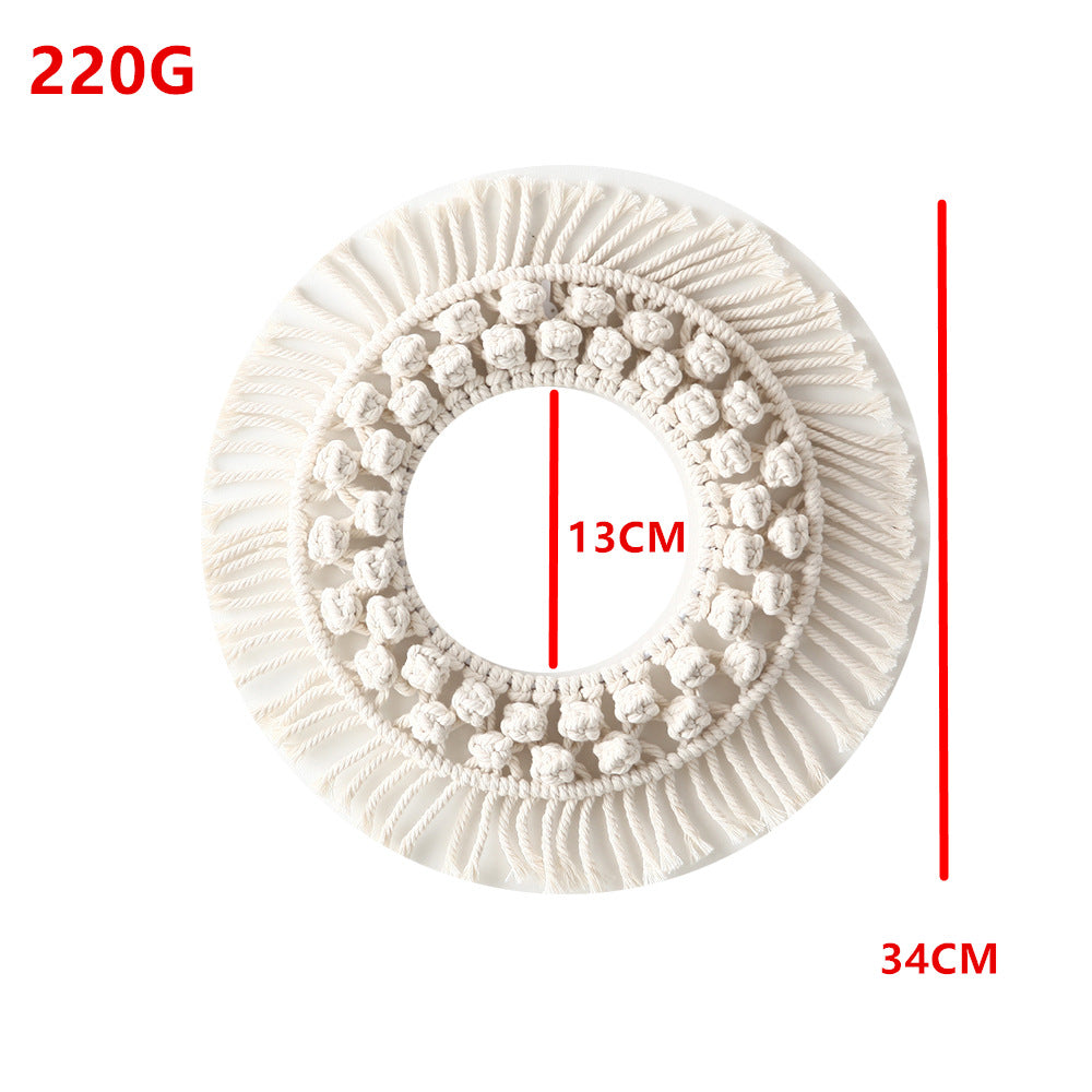 Bohemian Macrame Wall Mirror Kalsten