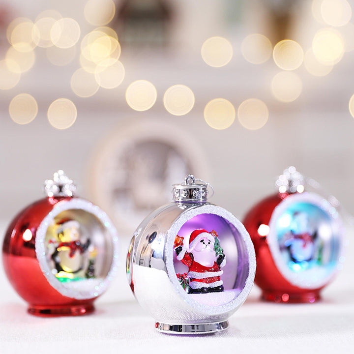 Decorative Holiday Snow Globe Ornament