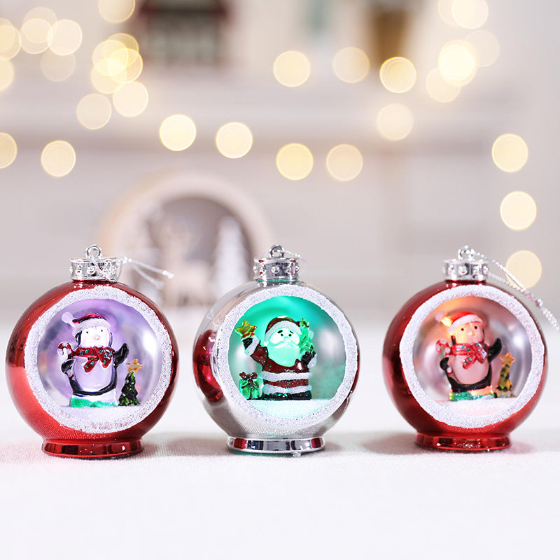 Decorative Holiday Snow Globe Ornament