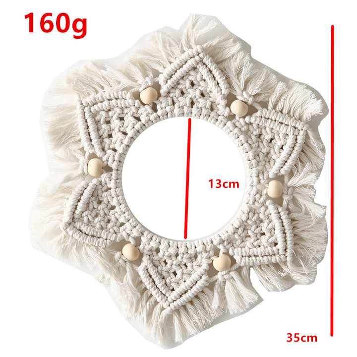 Bohemian Macrame Wall Mirror Kalsten