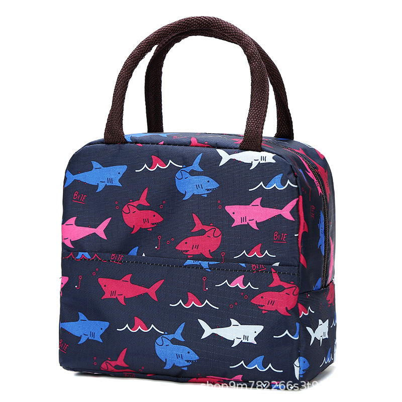 Insulated Flamingo Pattern Lunch Bag Kalsten