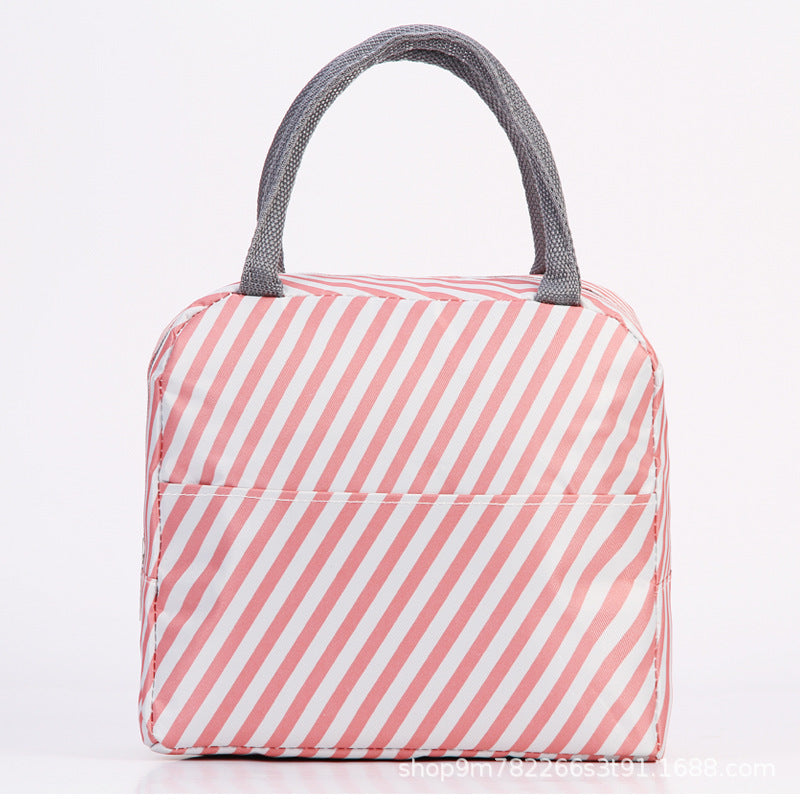 Insulated Flamingo Pattern Lunch Bag Kalsten