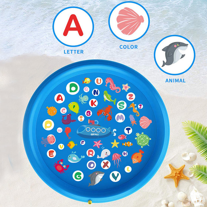 Kids inflatable paddling pool with maritime motifs Kalsten