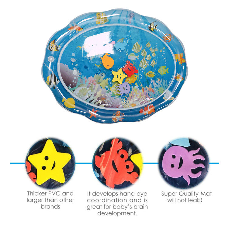 Unisex water play mat with colorful marine motifs Kalsten
