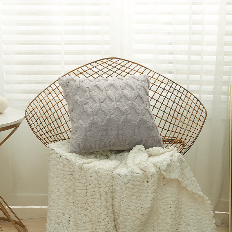 Textured Knit Cushion