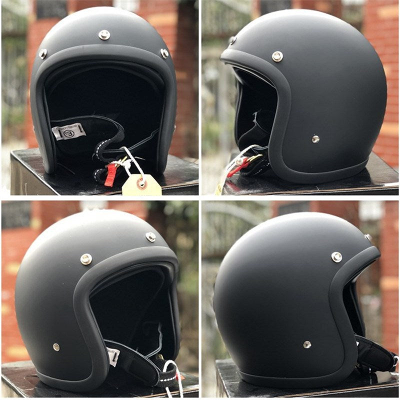 Retro Open-Face Motorcycle Helmet Kalsten