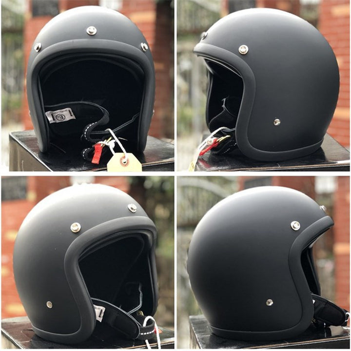 Retro Open-Face Motorcycle Helmet Kalsten