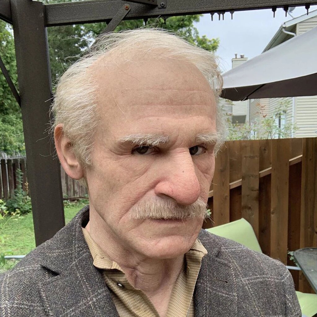 Creepy Old Man Mask – Realistic Latex Halloween Mask for Adults | Kalsten