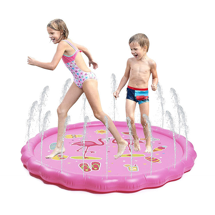 Unisex Spritzende Water Play Mat with Sea Animals Kalsten