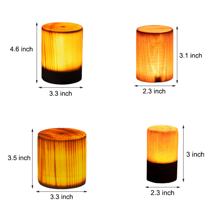 Stylish LED Table Lamp - WoodGlow | Kalsten