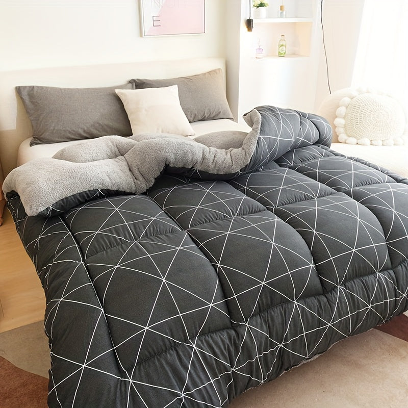 Luxury All-Season Duvet Insert with Geometric Patterns Noxord