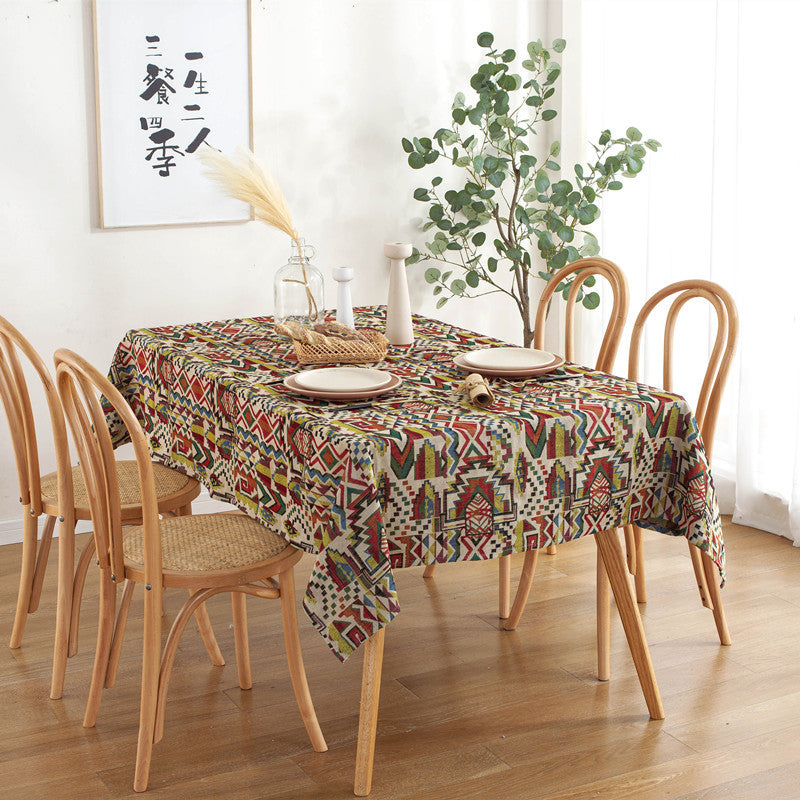 Feather Print Tablecloth