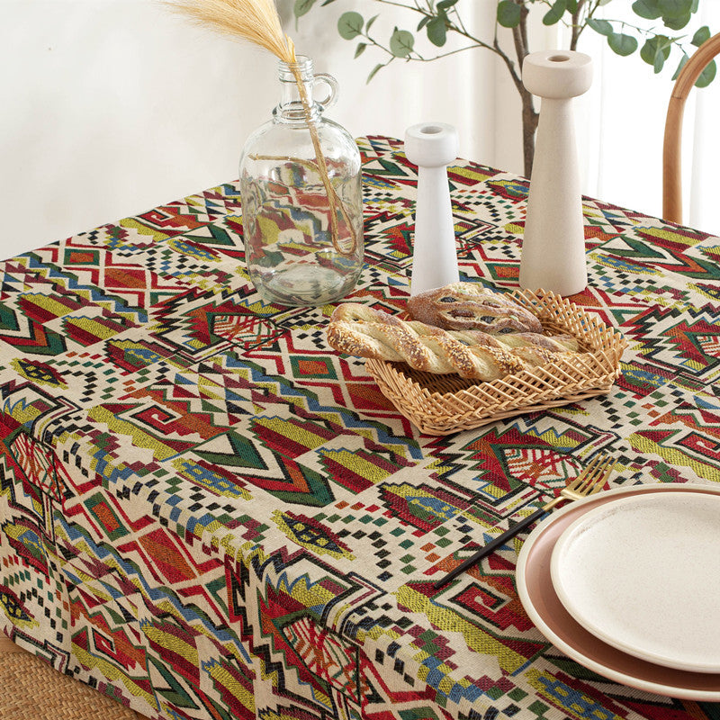 Feather Print Tablecloth