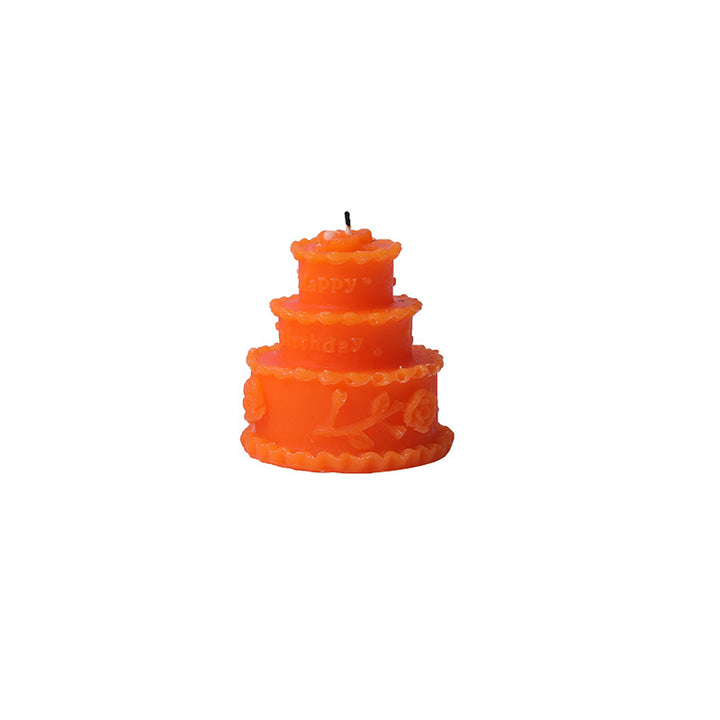 Geometric Bubble-Cube Sculptural Tabletop Wax Candle