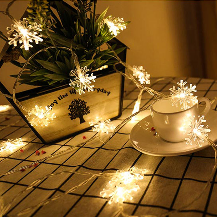 Snowflake String Lights