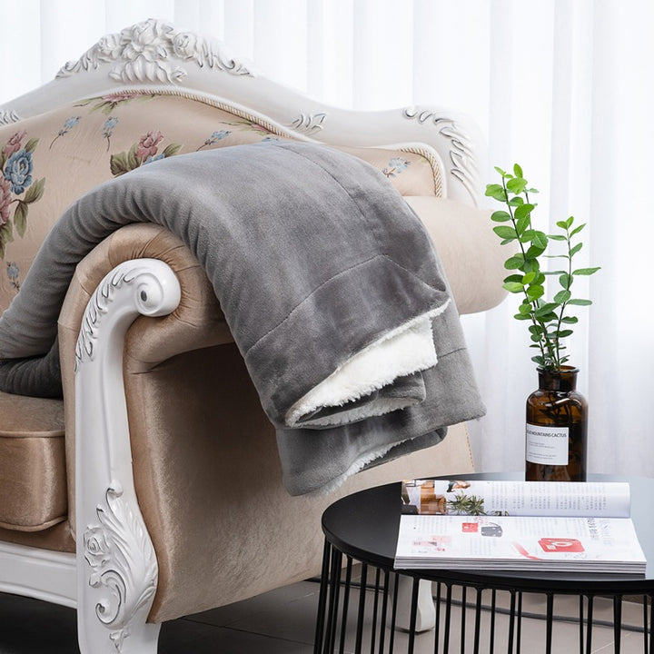 Women soft and warming fleece blanket Kalsten