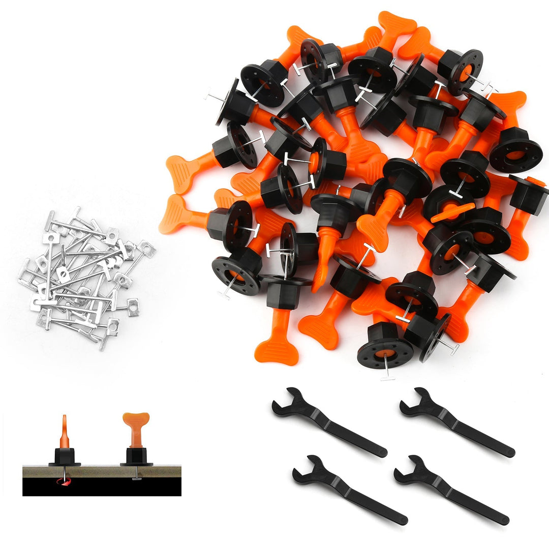110/220 pieces tile leveler leveling system kits with 4PCS wrenches | Kalsten